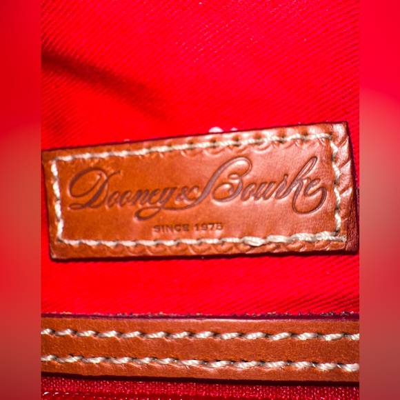 Dooney & Bourke East West Zip Sac Hobo Leather bag burgundy - Picture 10 of 16